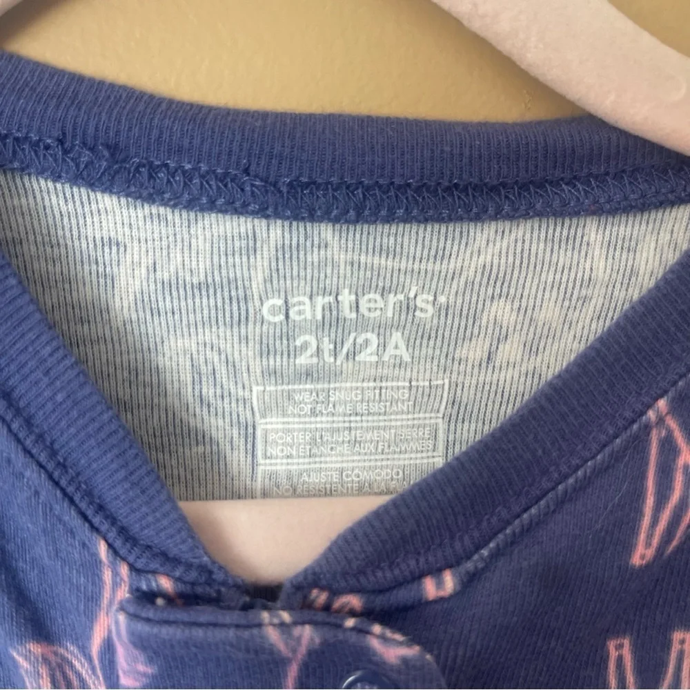 Carter’s Unicorn 2T One-Piece Pajamas